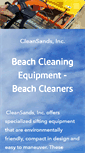 Mobile Screenshot of cleansands.com