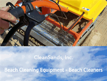 Tablet Screenshot of cleansands.com